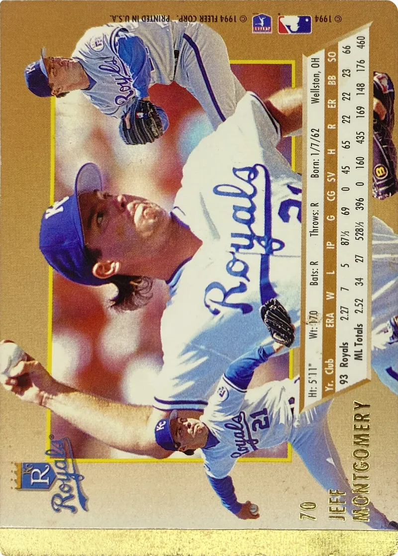 Jeff Montgomery #70, back