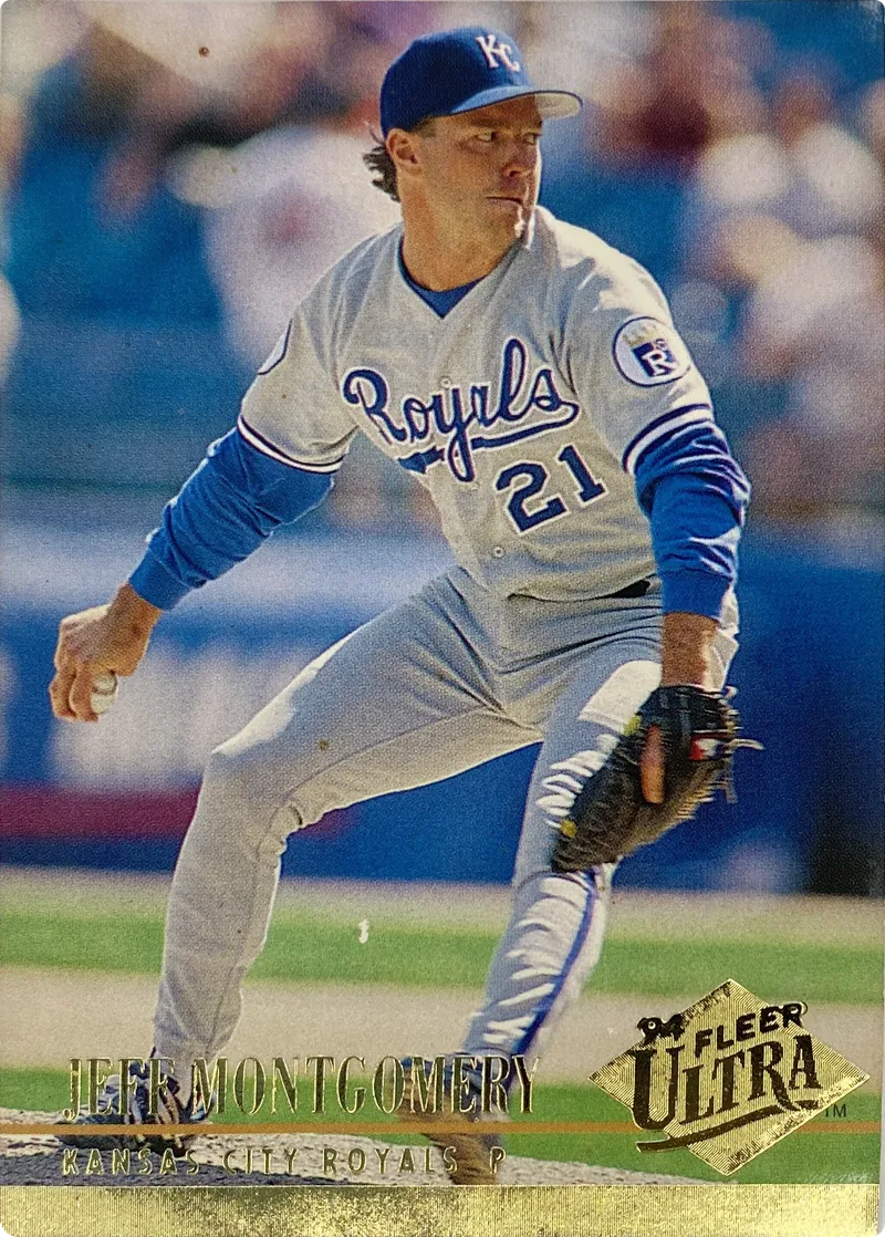 1994 Fleer Ultra Jeff Montgomery #70 Kansas City Royals front