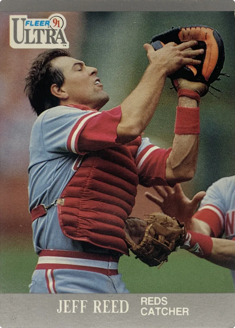 1991 Fleer Ultra Jeff Reed #101 Cincinnati Reds front