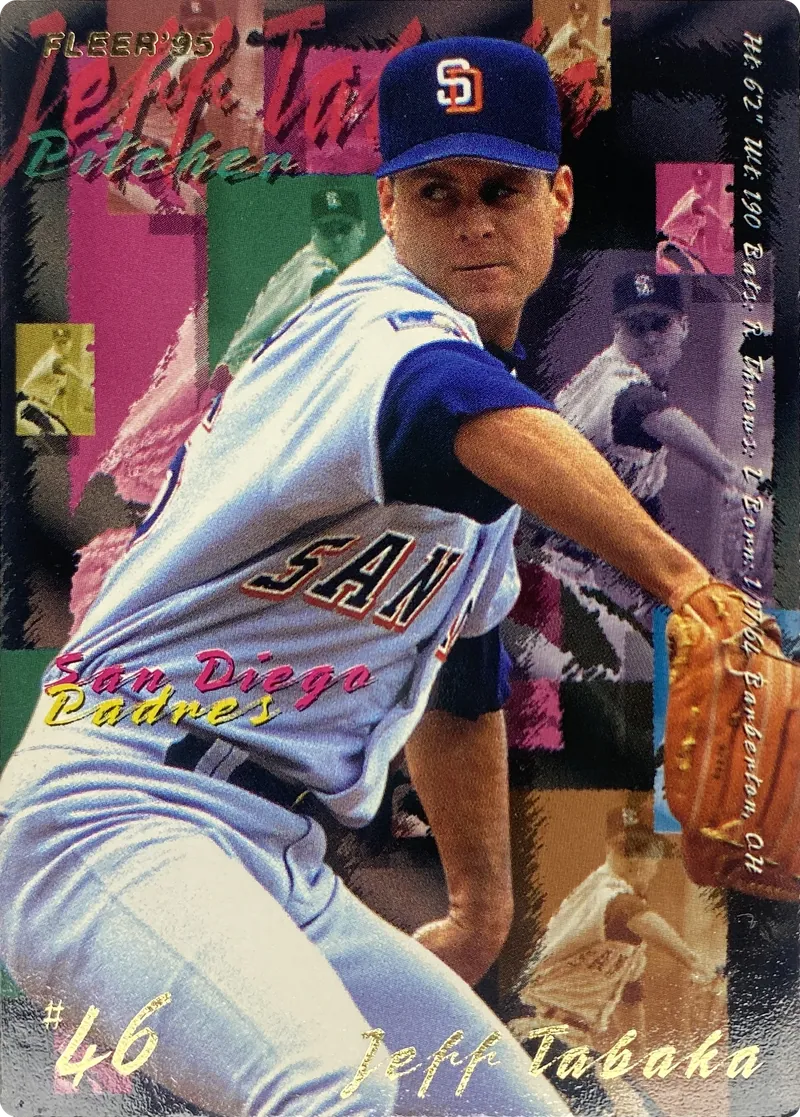1995 Fleer Jeff Tabaka #570 San Diego Padres front