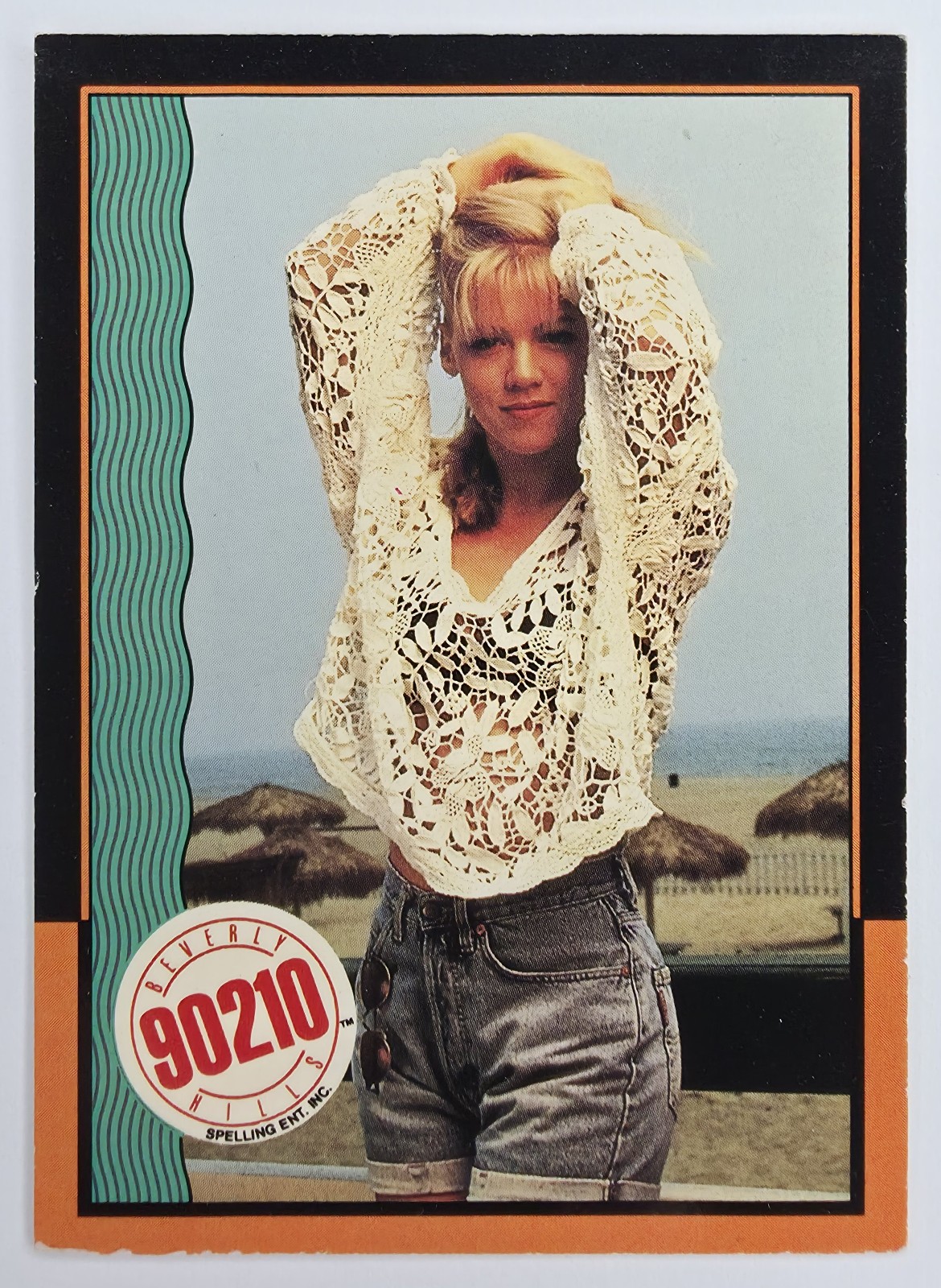 1991 Topps Beverly Hills 90210 Jennie Garth #41 front