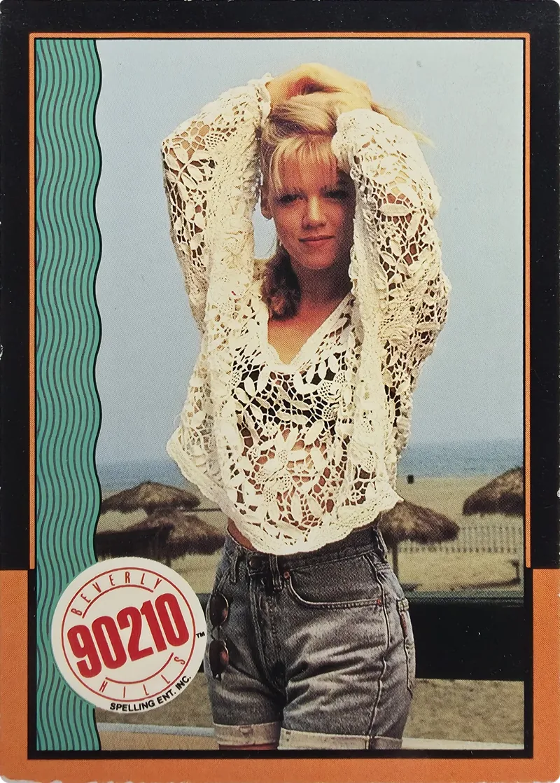 1991 Topps Beverly Hills 90210 Jennie Garth #41 front