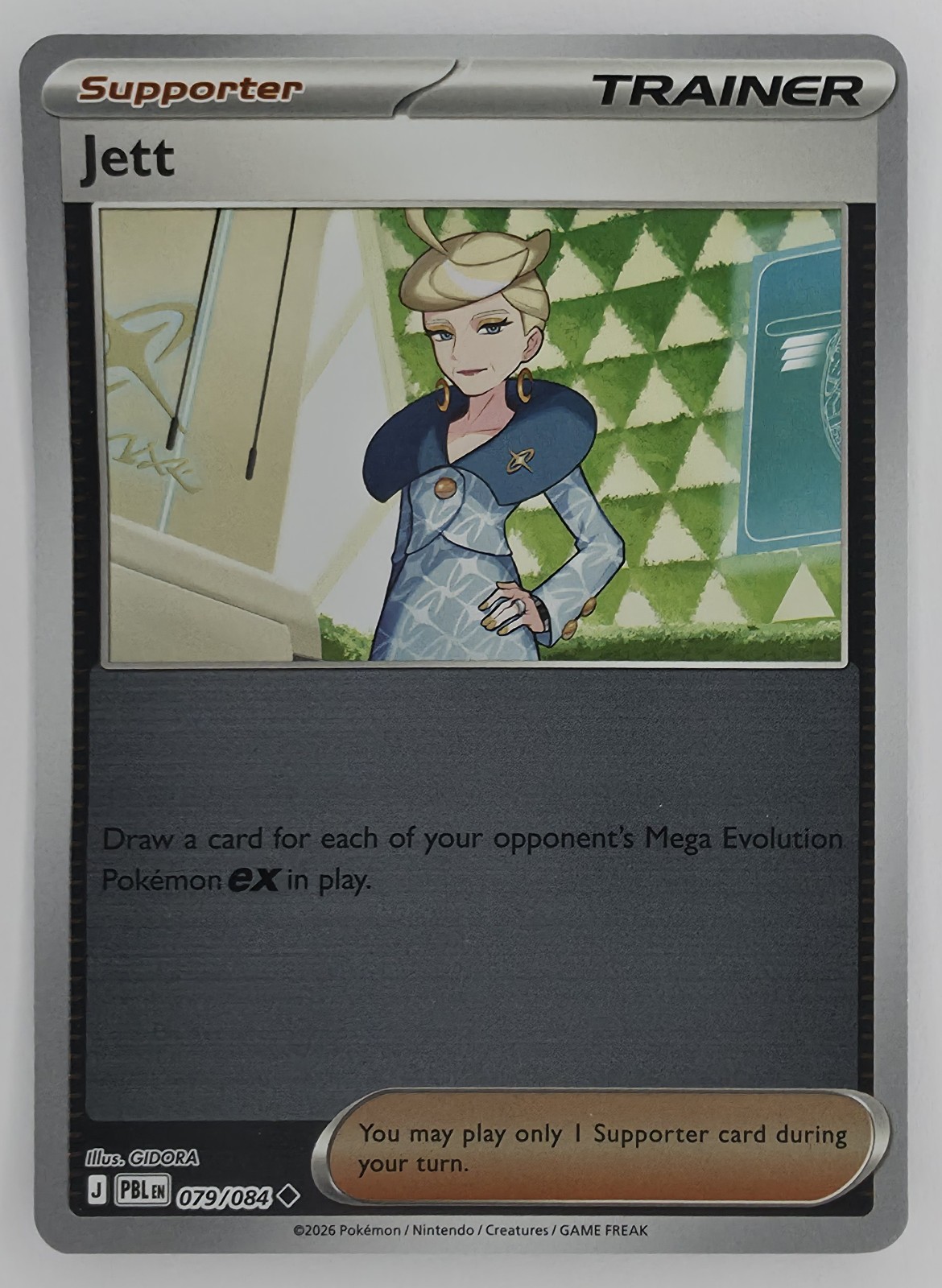 2026 Pokemon Pitch Black Jett #079/084 Reverse Holo Uncommon front