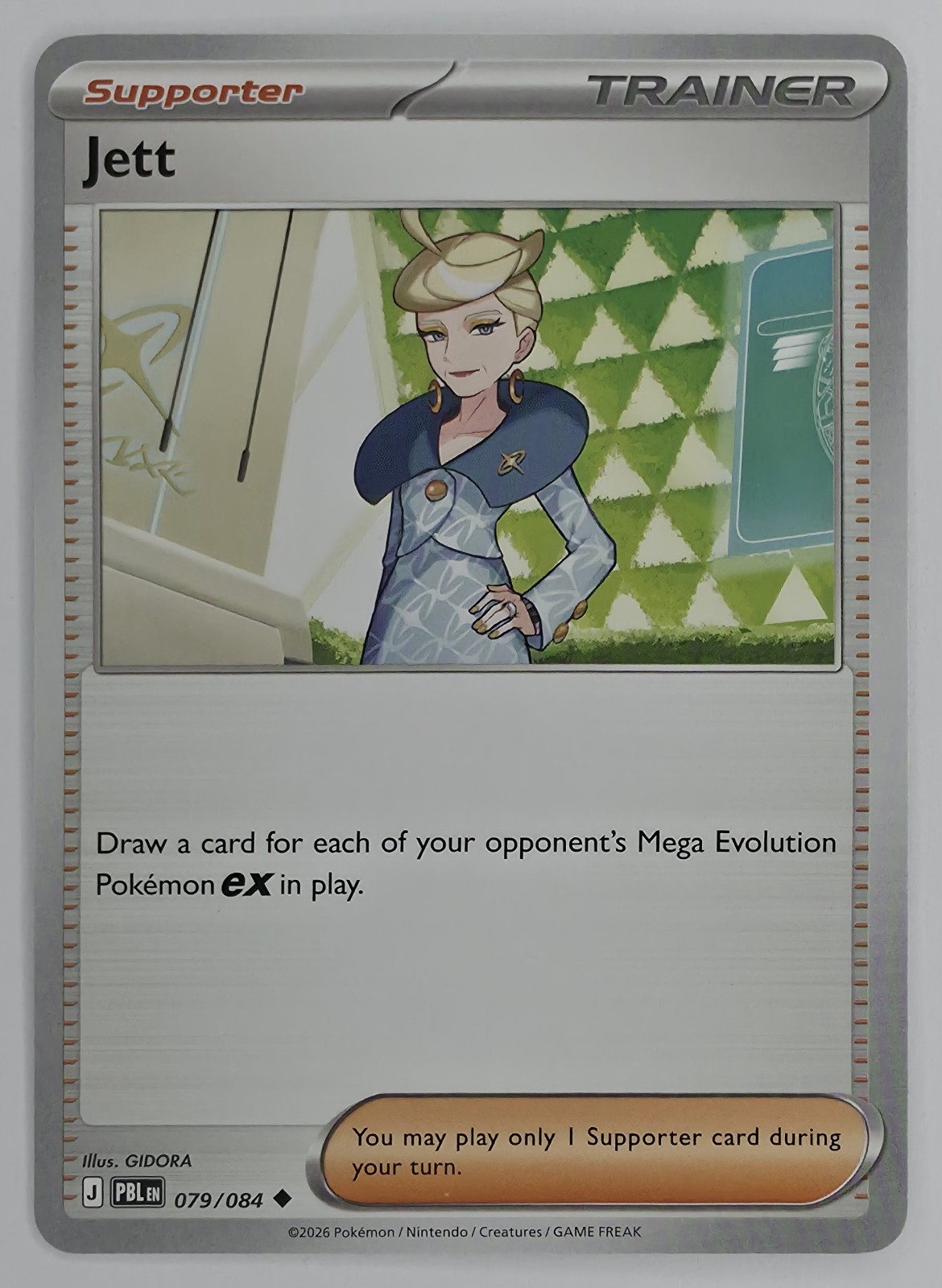 2026 Pokemon Pitch Black Jett #079/084 Uncommon front