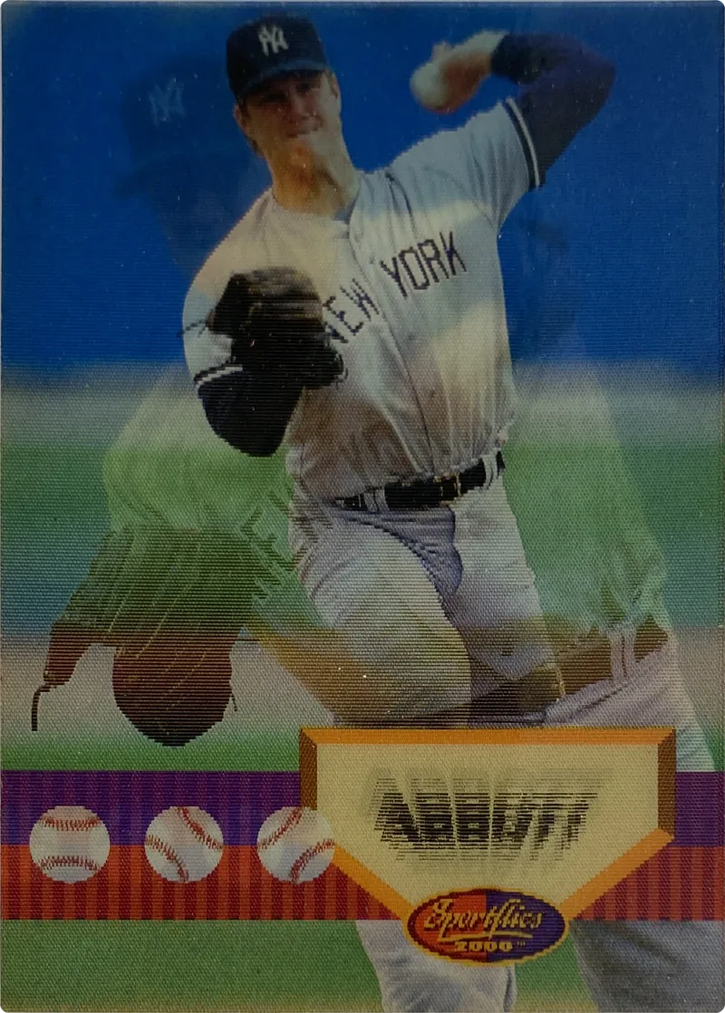 1994 Sportflics 2000 Jim Abbott #138 New York Yankees front