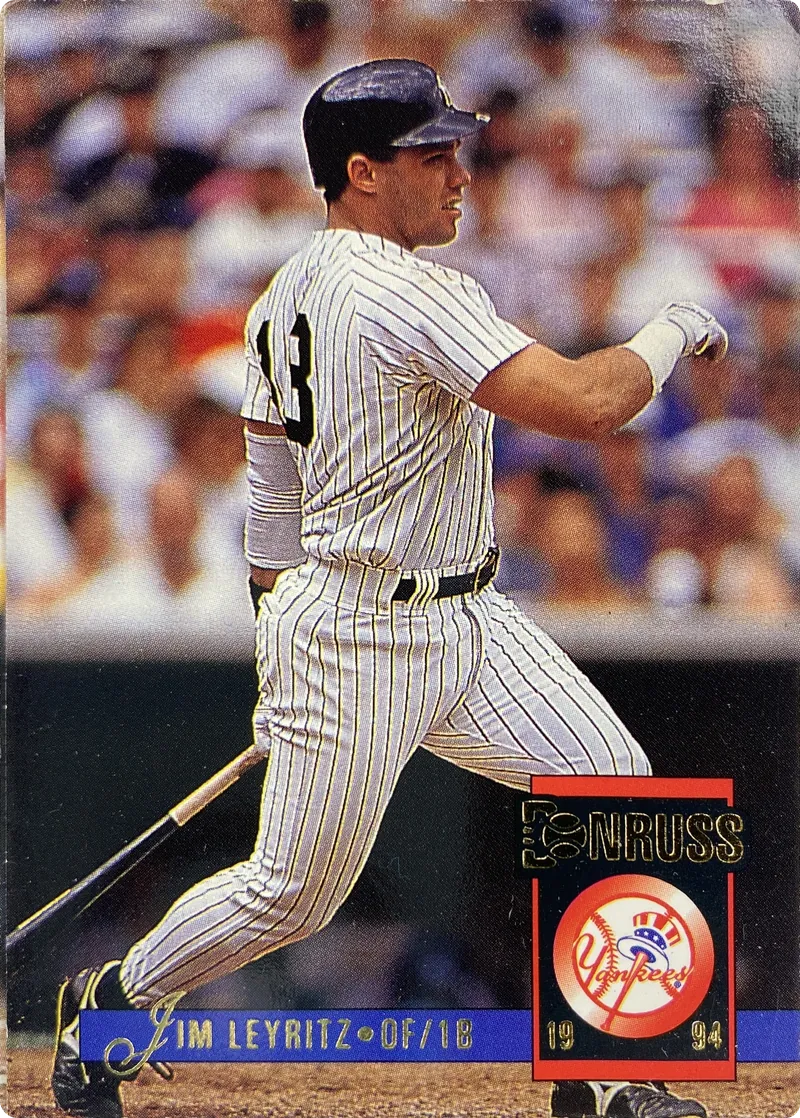 1994 Donruss Jim Leyritz #146 New York Yankees front