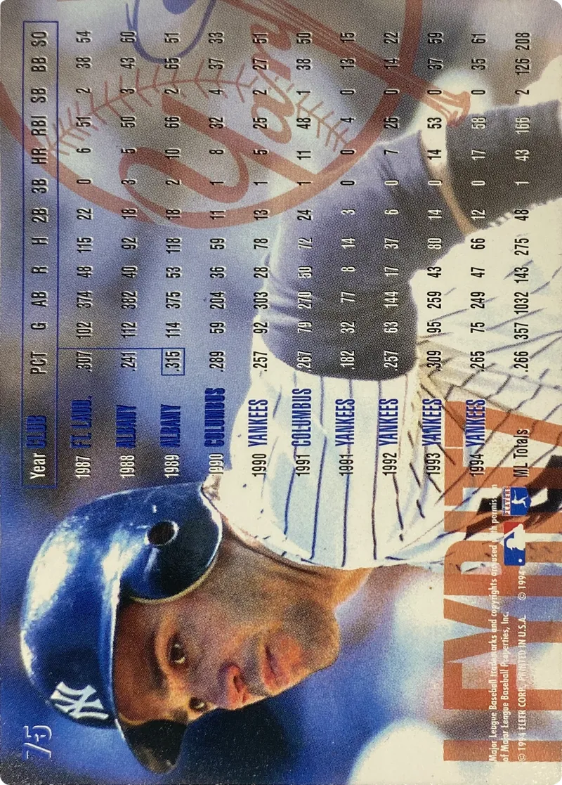 Jim Leyritz #75, back