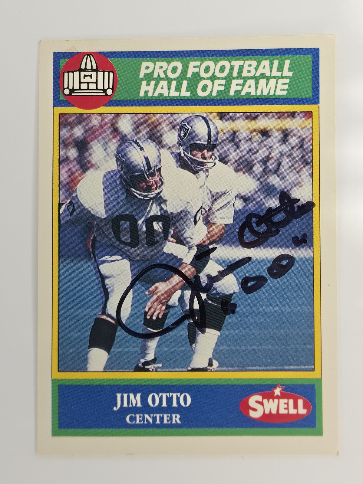 Jim Otto Signed #108 front
