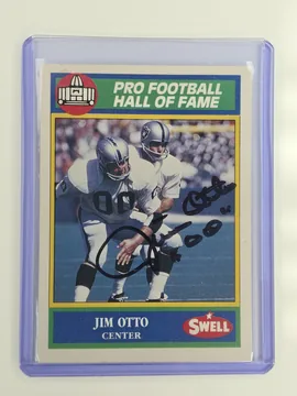 Jim Otto Signed #108 in protective case, front