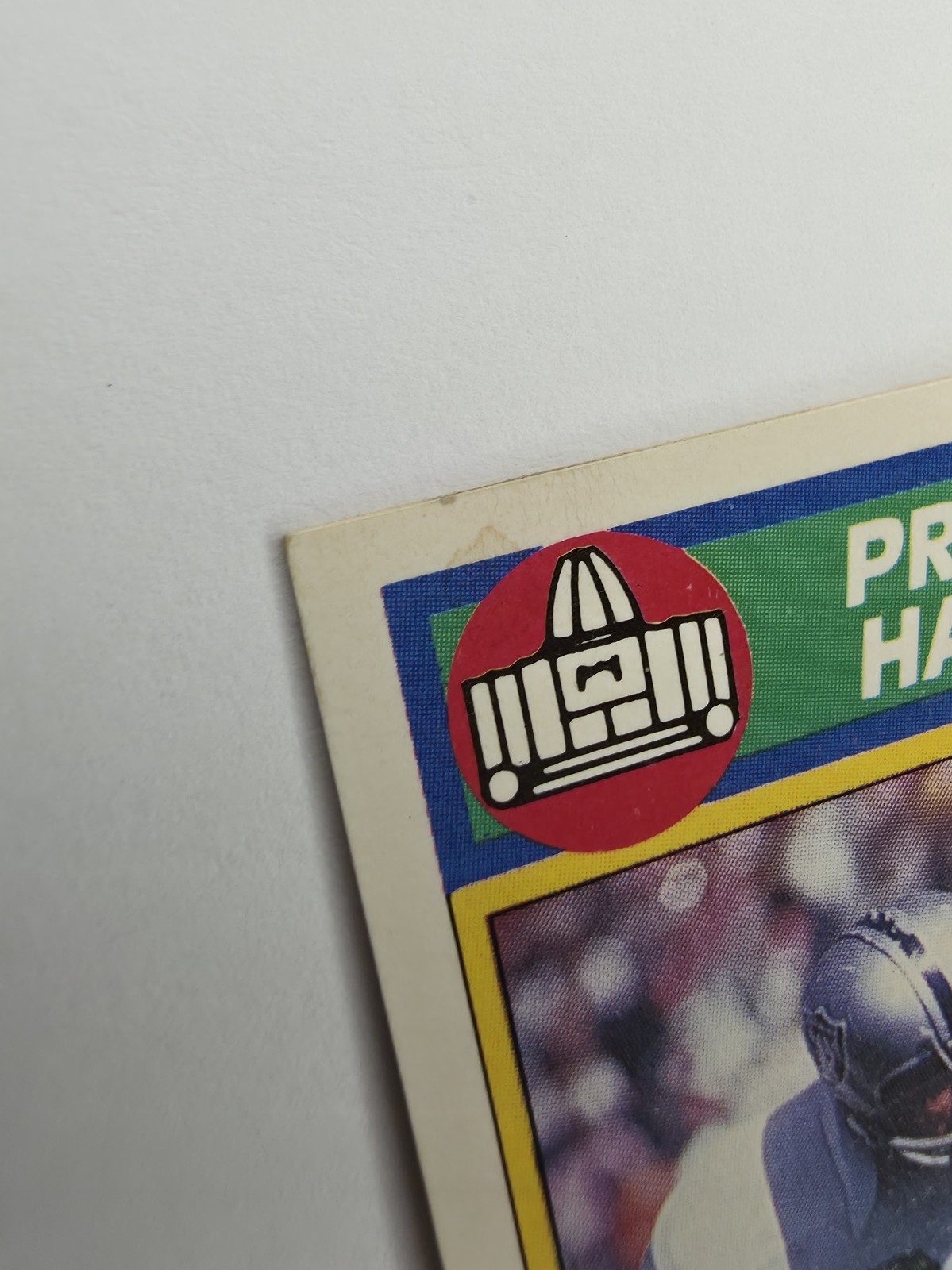 Jim Otto Signed #108 front corner, top left