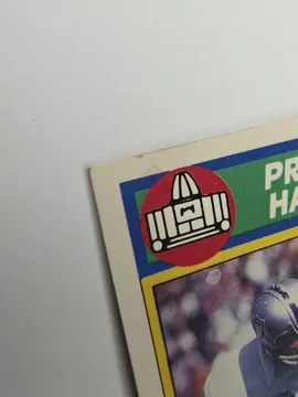 Jim Otto Signed #108 front corner, top left