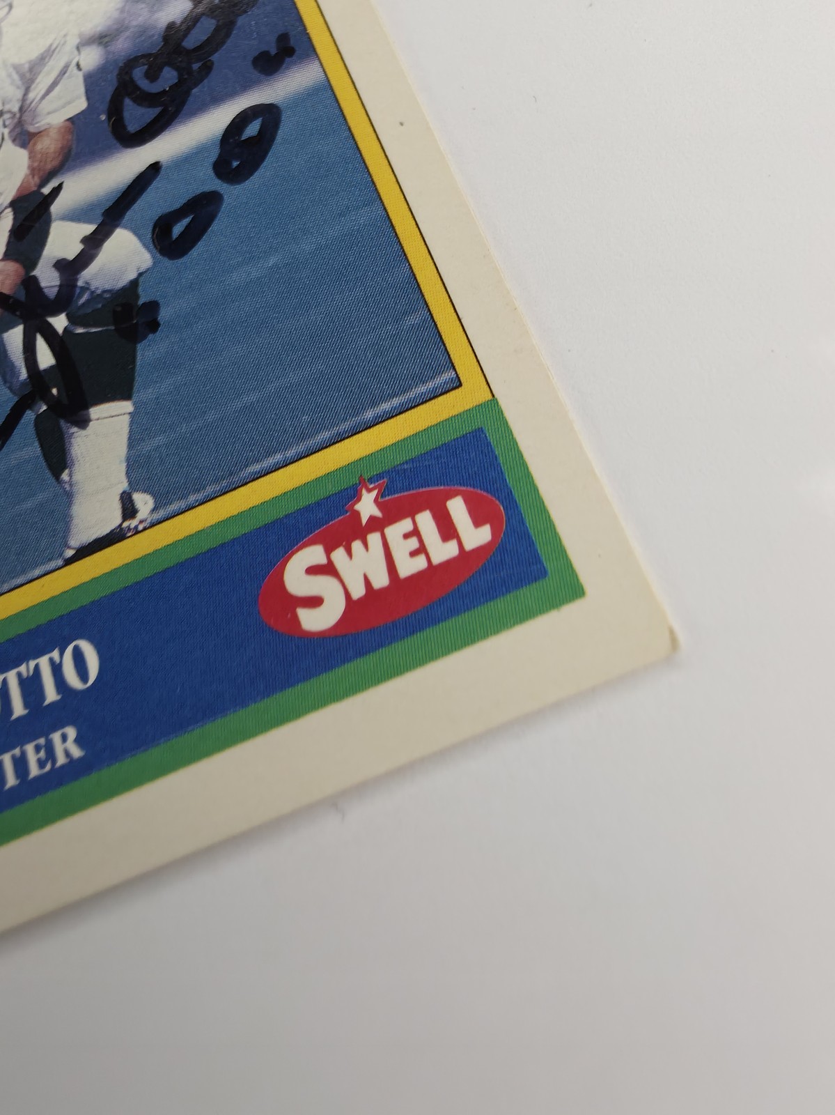 Jim Otto Signed #108 front corner, bottom right