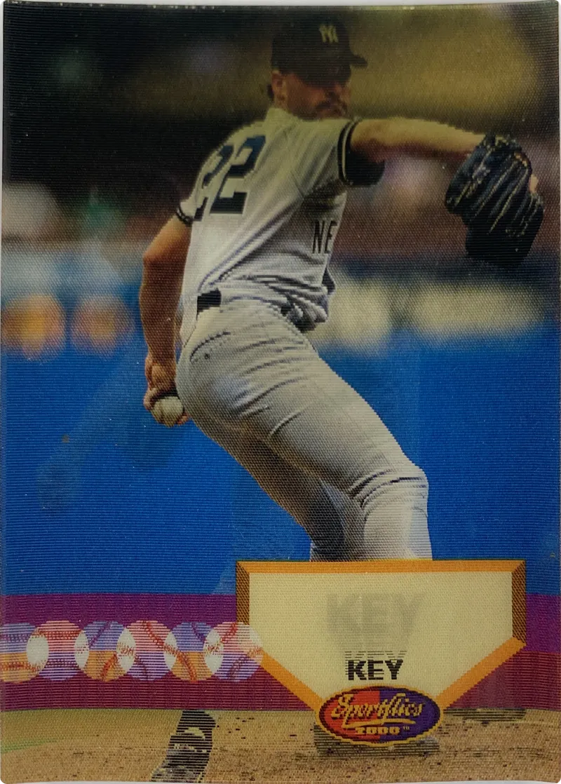 1994 Sportflics 2000 Jimmy Key #34 New York Yankees front