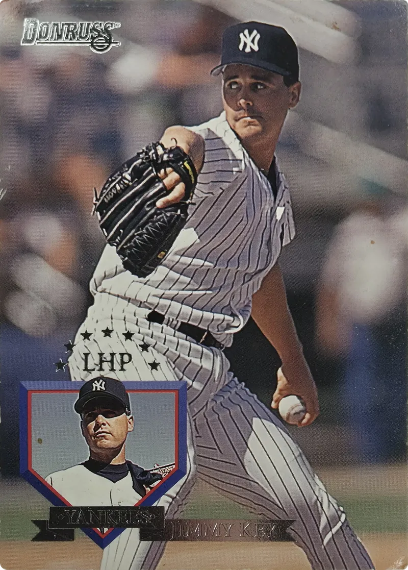 1995 Donruss Jimmy Key #78 New York Yankees, front