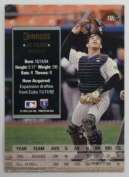 Joe Girardi back