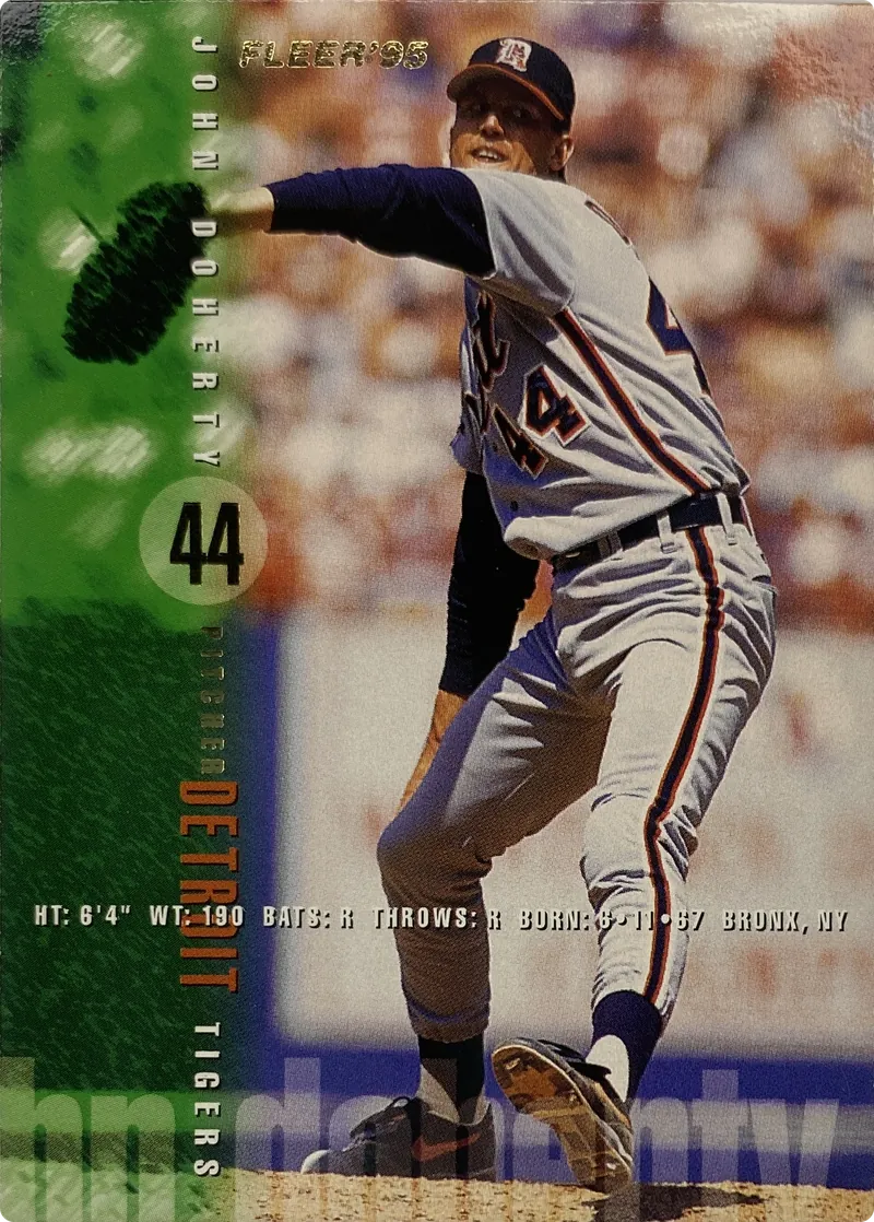 1995 Fleer John Doherty #48 Detroit Tigers front