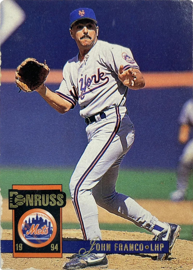 1994 Donruss John Franco #98 New York Mets front