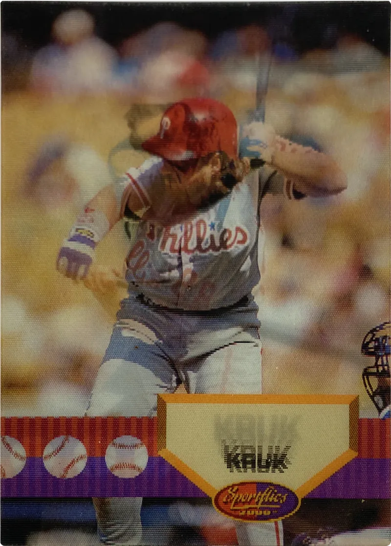 1994 Sportflics 2000 John Kruk #101 Philadelphia Phillies front