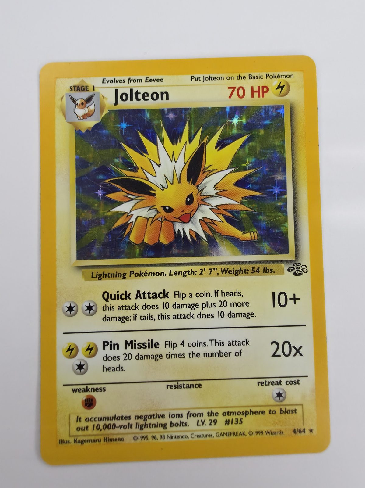 Jolteon front