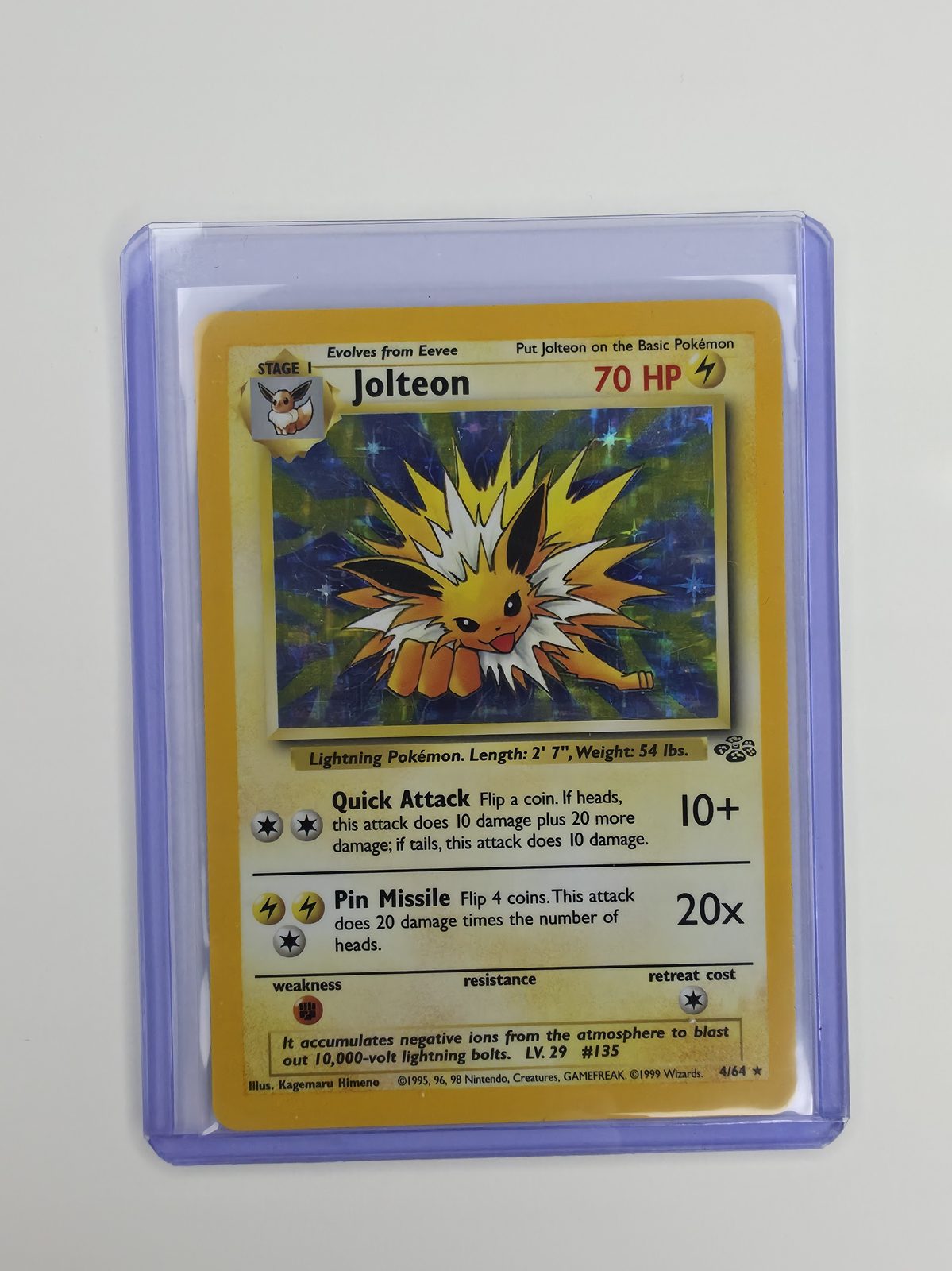 Jolteon sleeved front