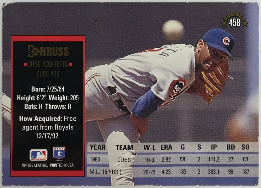 Jose Bautista back