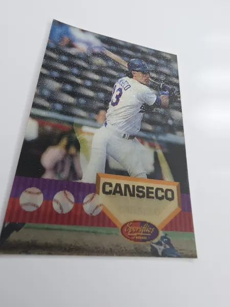1994 Sportflics 2000 Jose Canseco #141 Texas Rangers photo 3