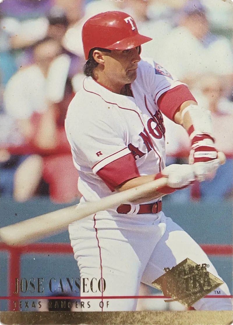 1994 Fleer Ultra Jose Canseco #428 Texas Rangers front