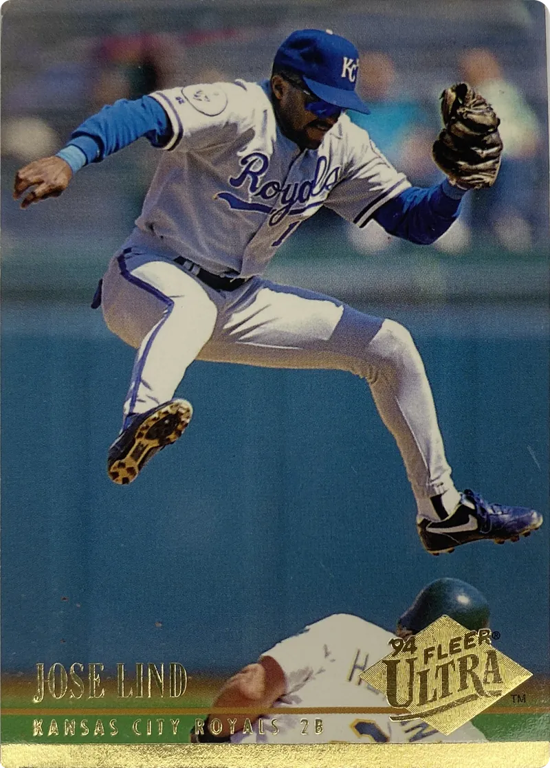 1994 Fleer Ultra Jose Lind #68 Kansas City Royals front