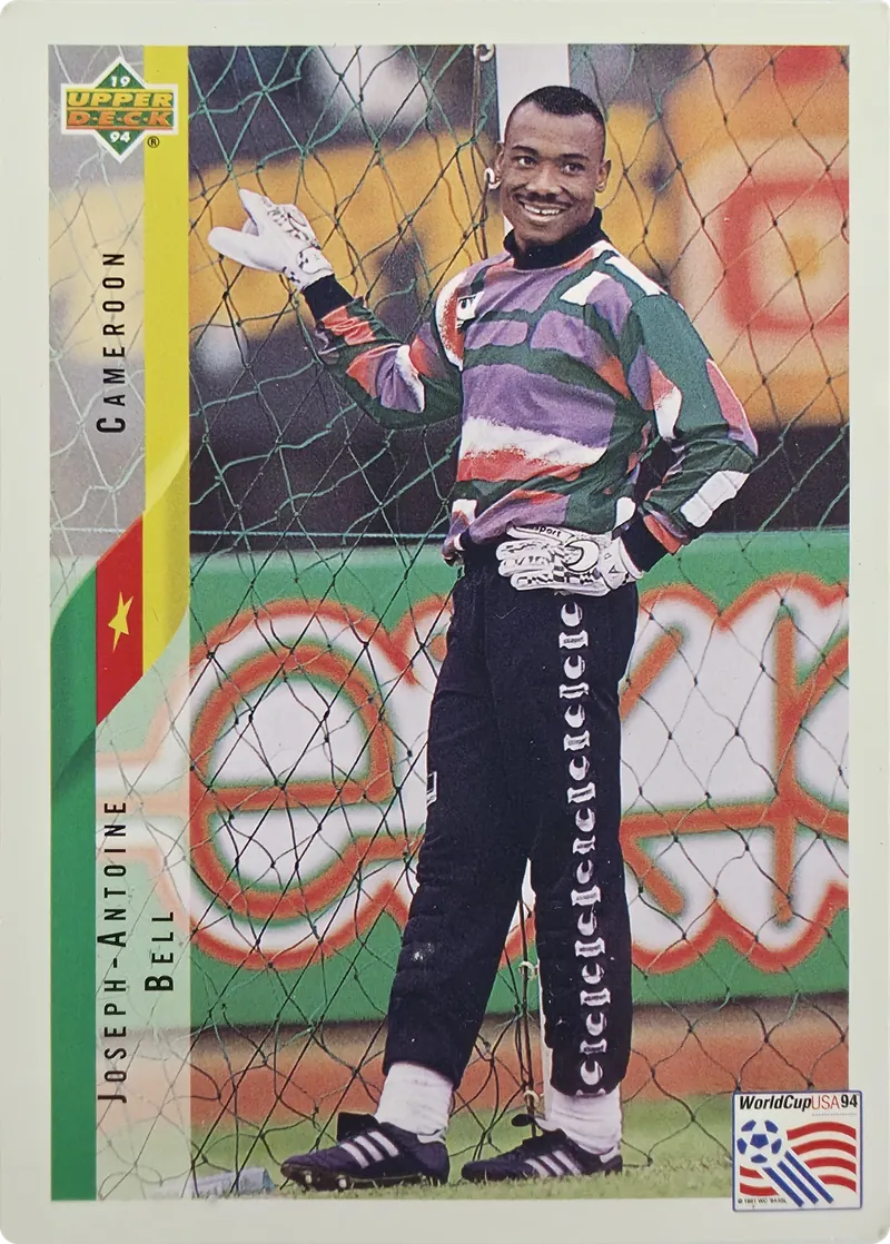 1994 Upper Deck World Cup English/Spanish Joseph-Antoine Bell #223 Cameroon front