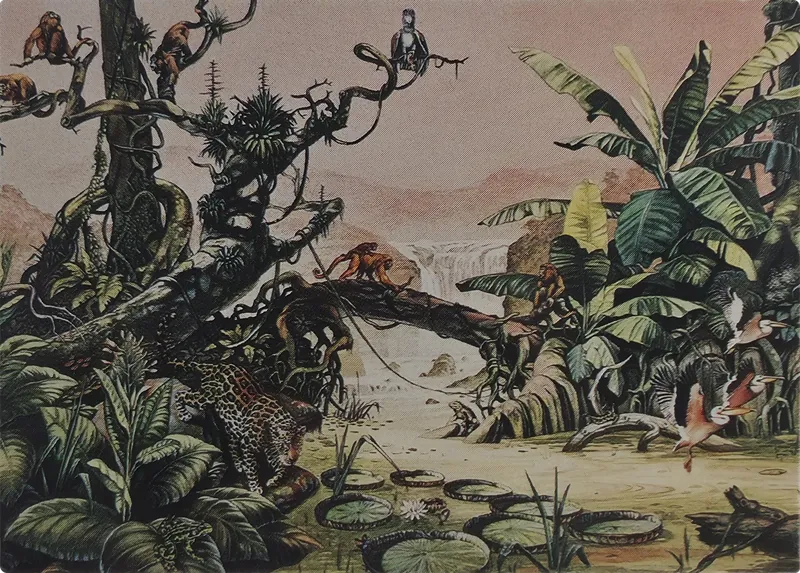 1992 FPG Christos Achilleos Fantasy Art Jungle #87, front