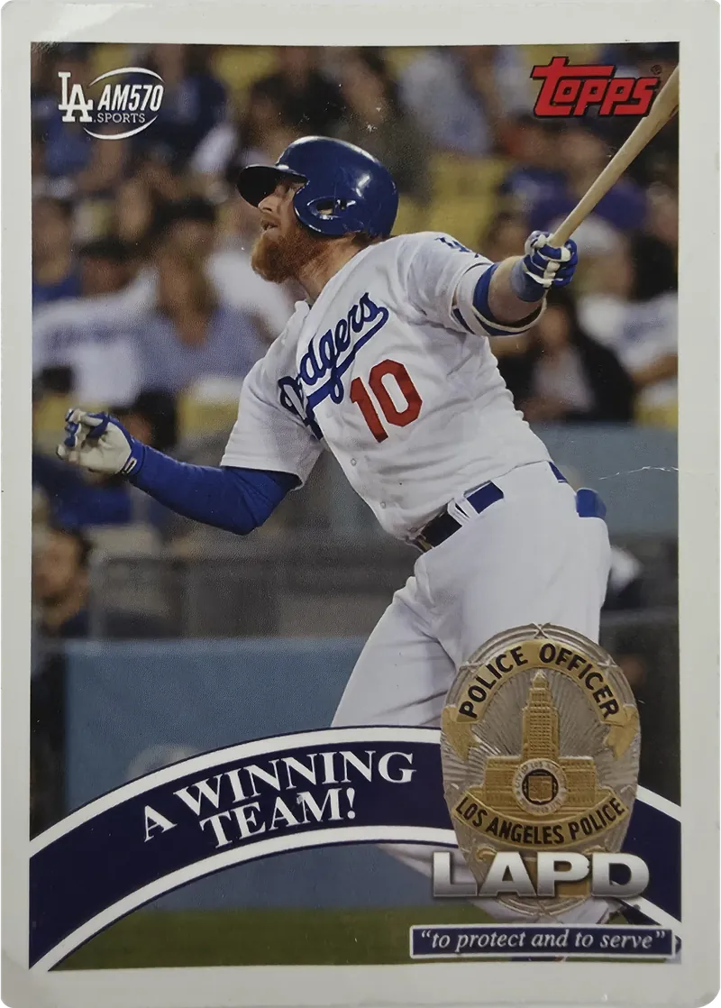 Justin Turner #10, front