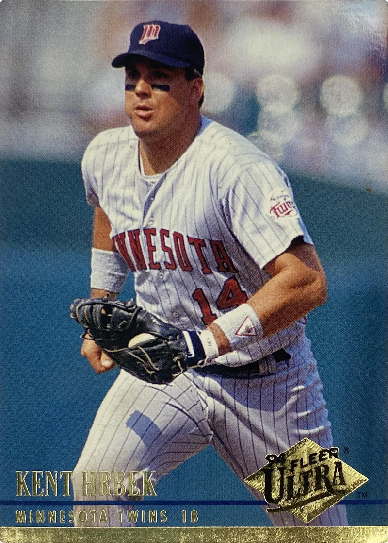 1994 Fleer Ultra Kent Hrbek #87 Minnesota Twins front