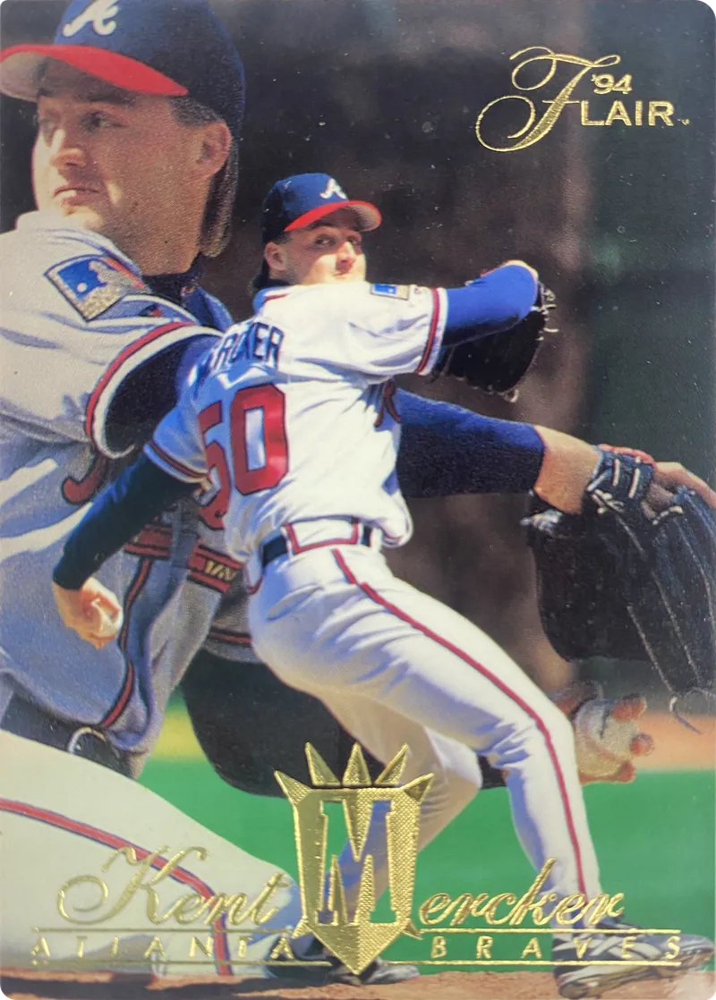 1994 Flair Kent Mercker #132 Atlanta Braves front