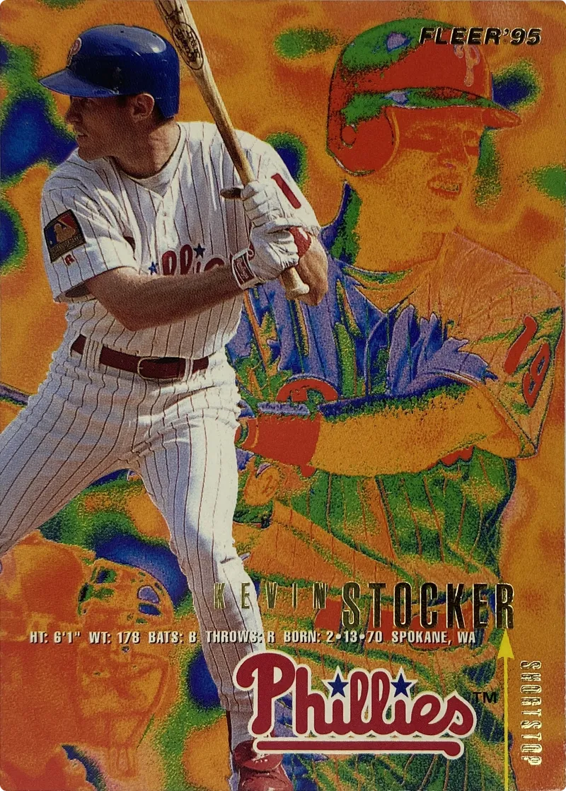 1995 Fleer Kevin Stocker #405 Philadelphia Phillies front