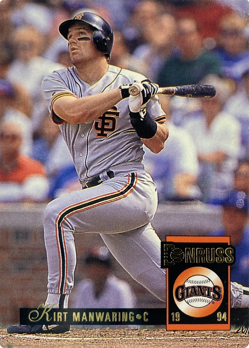 1994 Donruss Kirt Manwaring #209 San Francisco Giants front