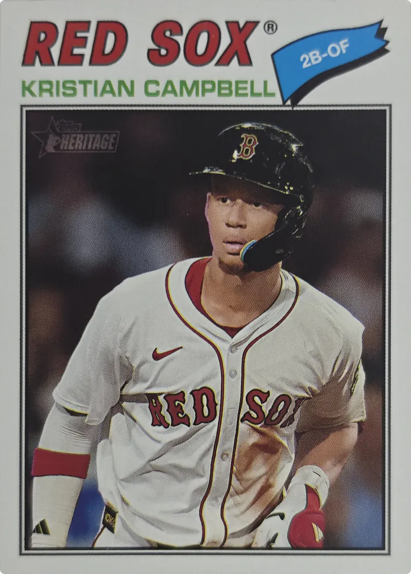 2026 Topps Heritage Kristian Campbell #367 Boston Red Sox front