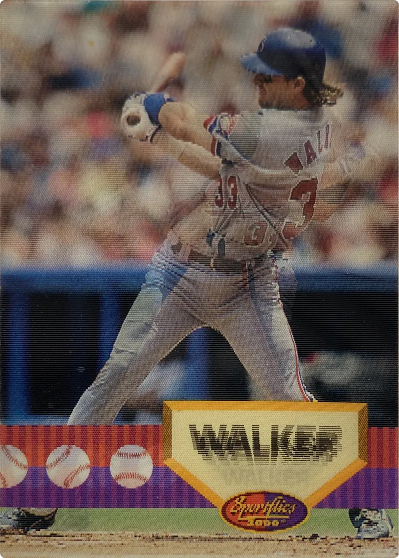 1994 Sportflics 2000 Larry Walker #77 Montreal Expos front