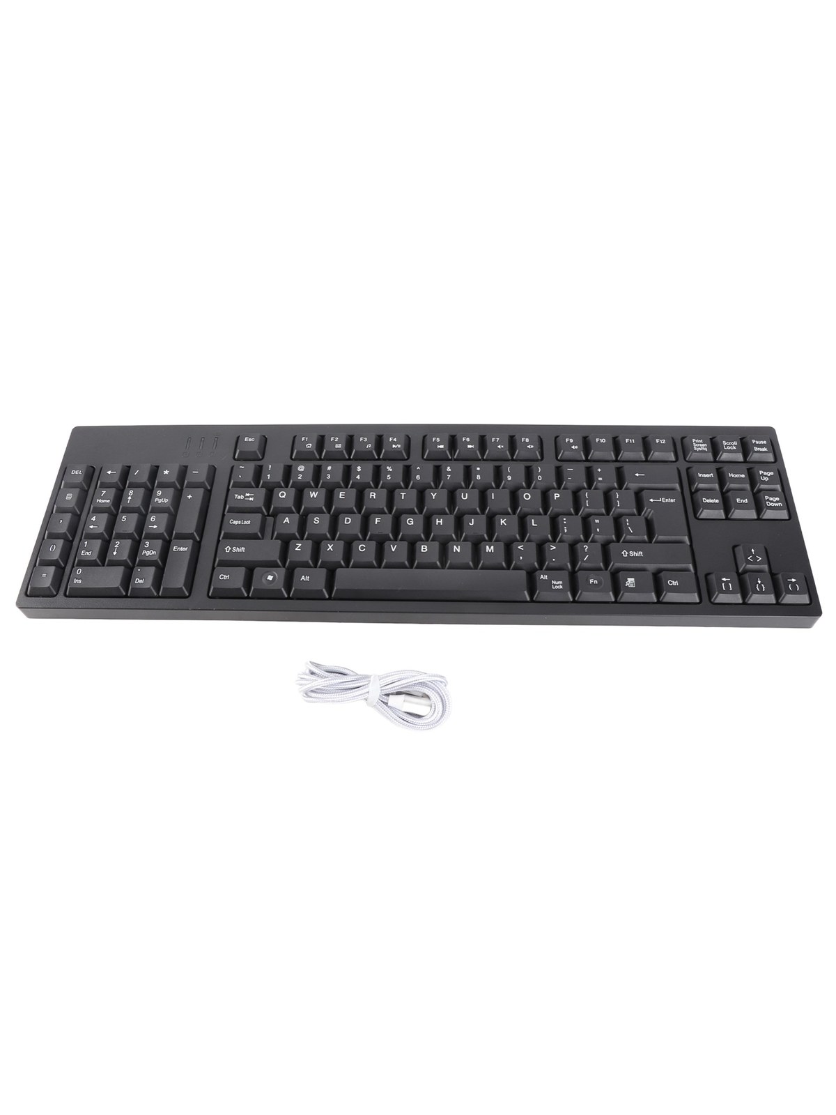 Left-Handed Ergonomic Keyboard, Full Size, 109 Keys, Dual USB, photo 5