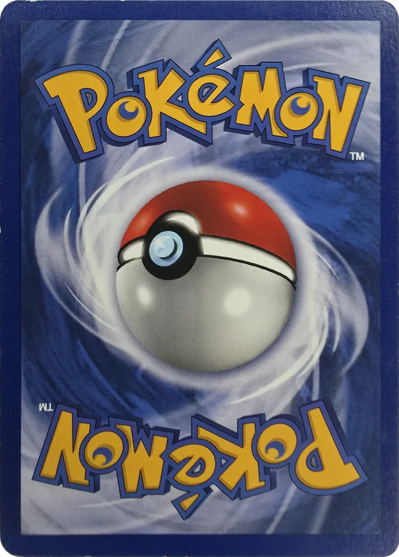 1999 Pokemon Base Set Lightning Energy #100/102 Unlimited, back