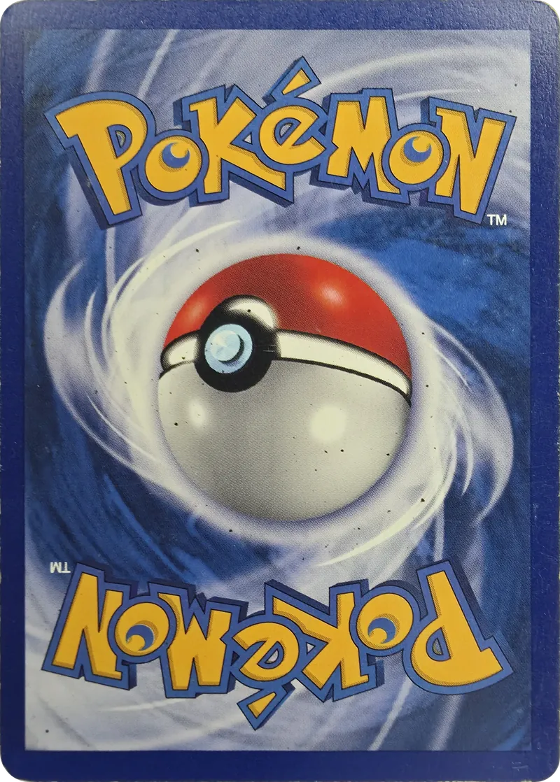 1999 Pokemon Base Set Lightning Energy #100/102 1st Edition, back