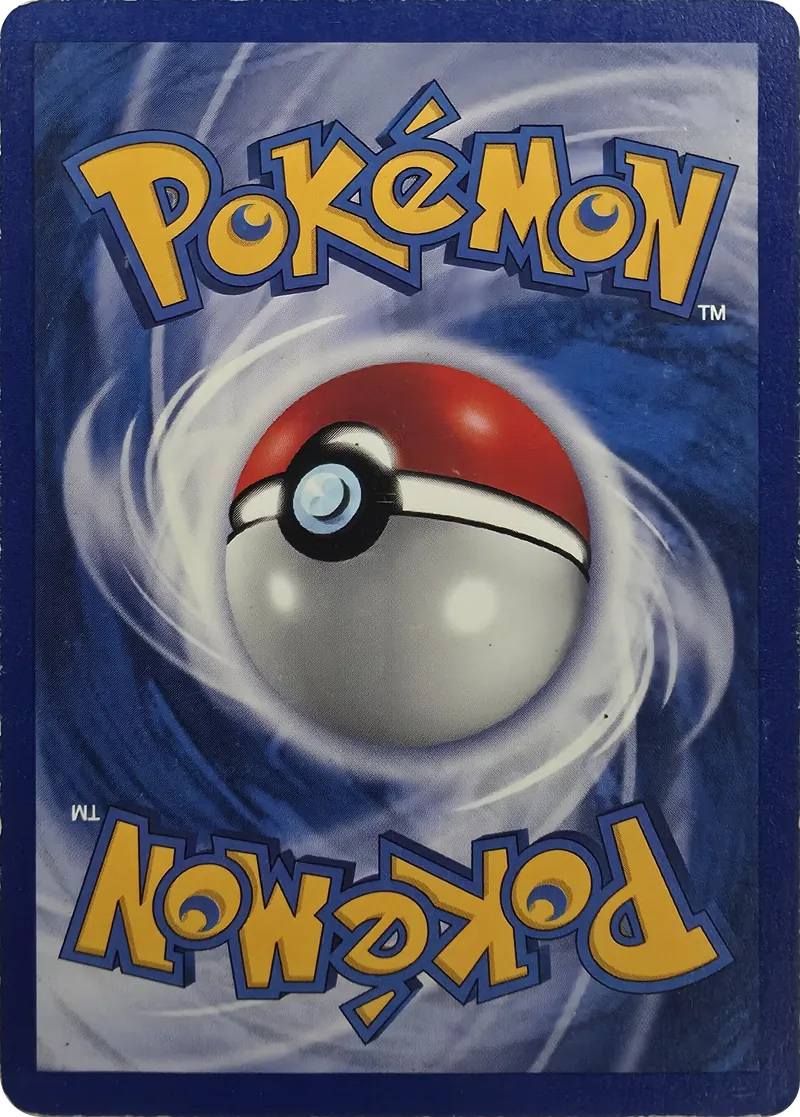 1999 Pokemon Base Set Lightning Energy #100/102 1st Edition, back