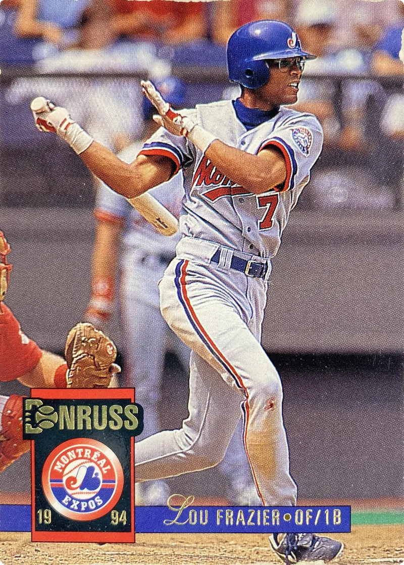 1994 Donruss Lou Frazier #524 Montreal Expos front