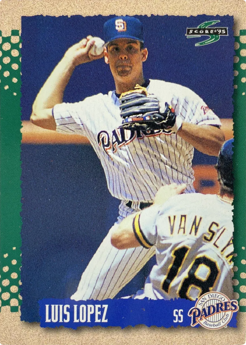 1995 Score Luis Lopez #117 San Diego Padres front