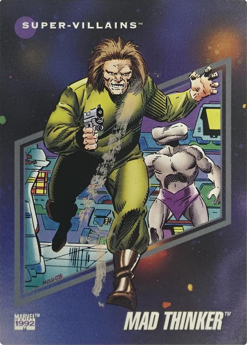 1992 Impel Marvel Universe Series III Mad Thinker, front
