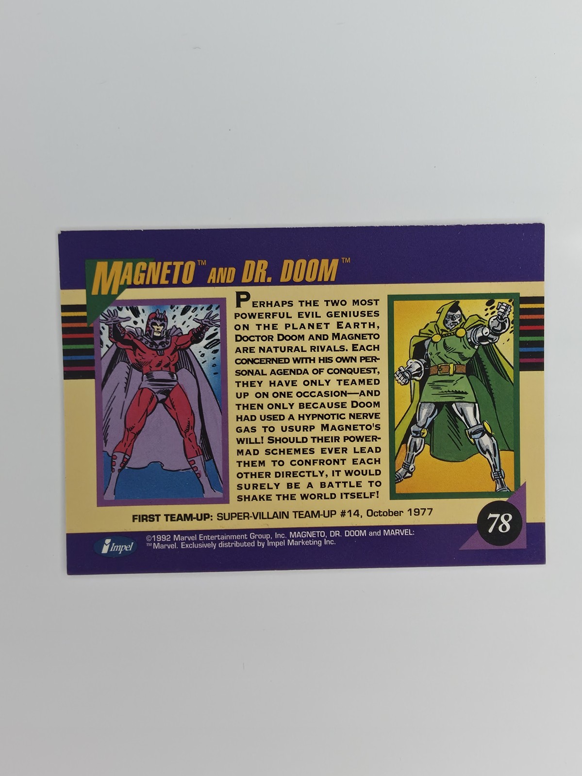 Magneto and Dr. Doom back