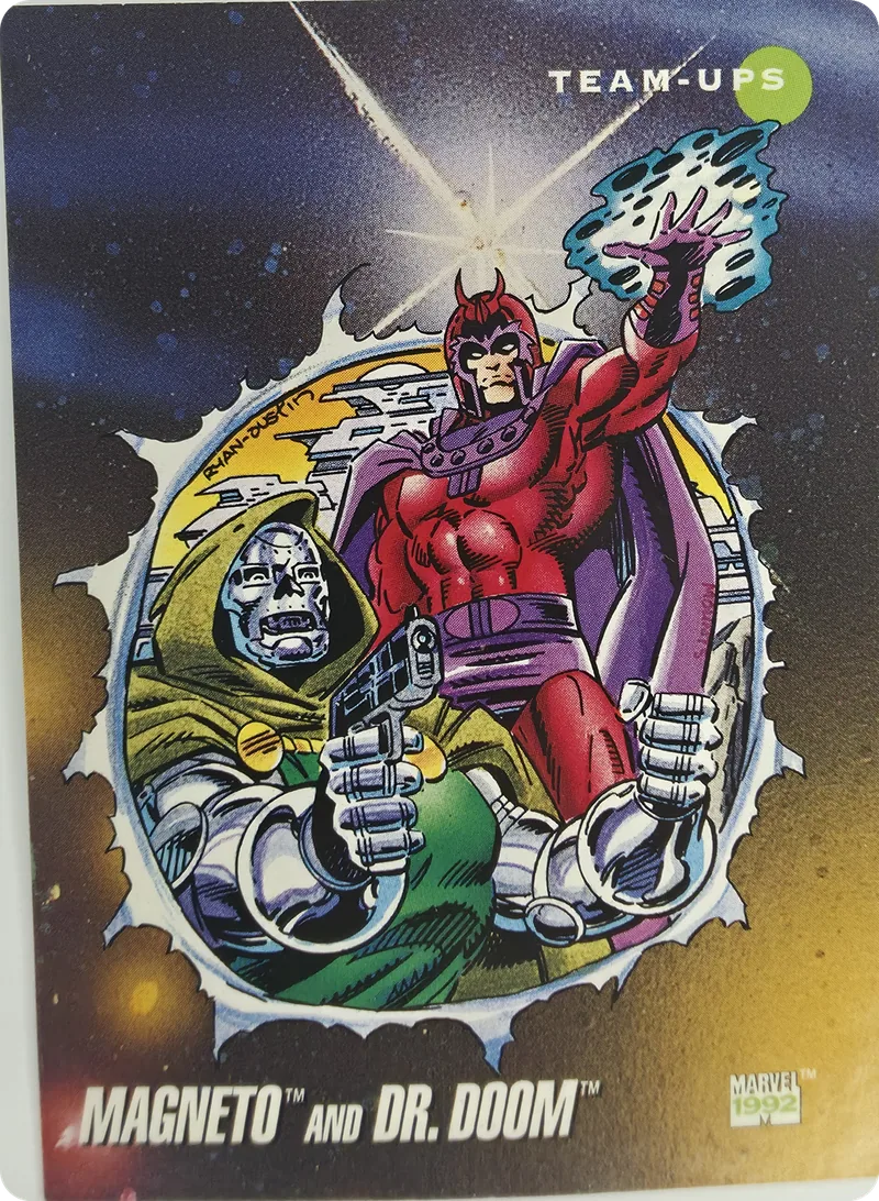 Magneto and Dr. Doom front