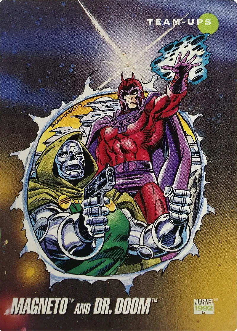 Magneto and Dr. Doom front