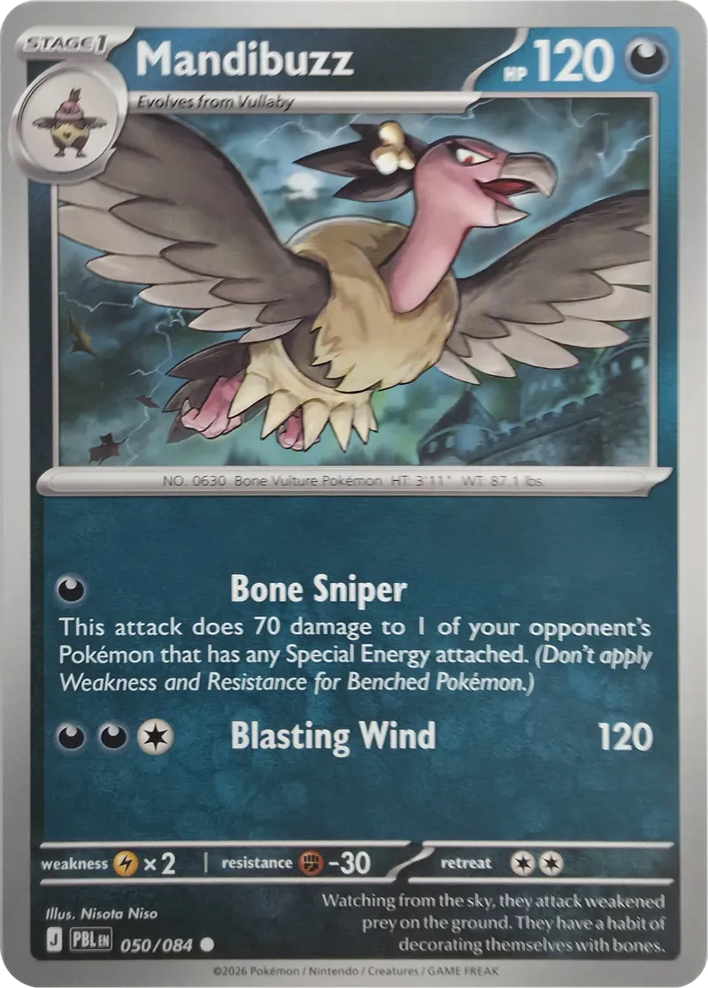 Mandibuzz #050/084, front