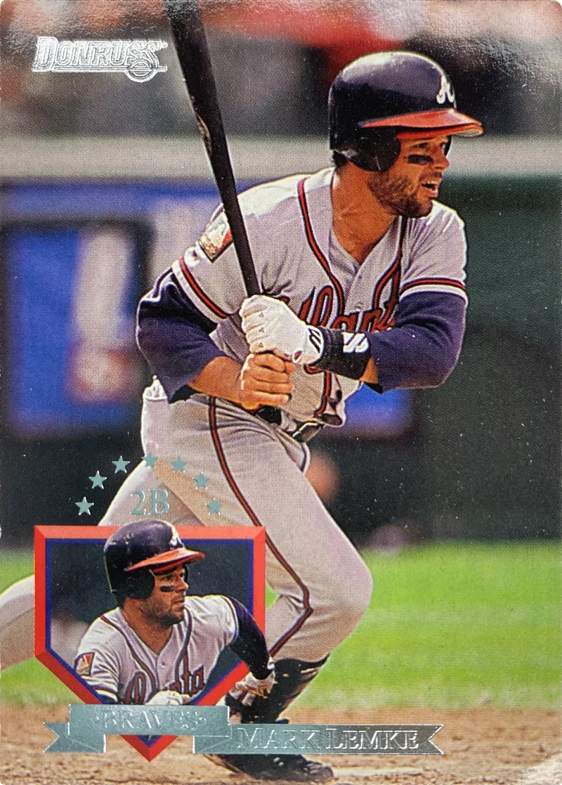 1995 Donruss Mark Lemke #146 Atlanta Braves front