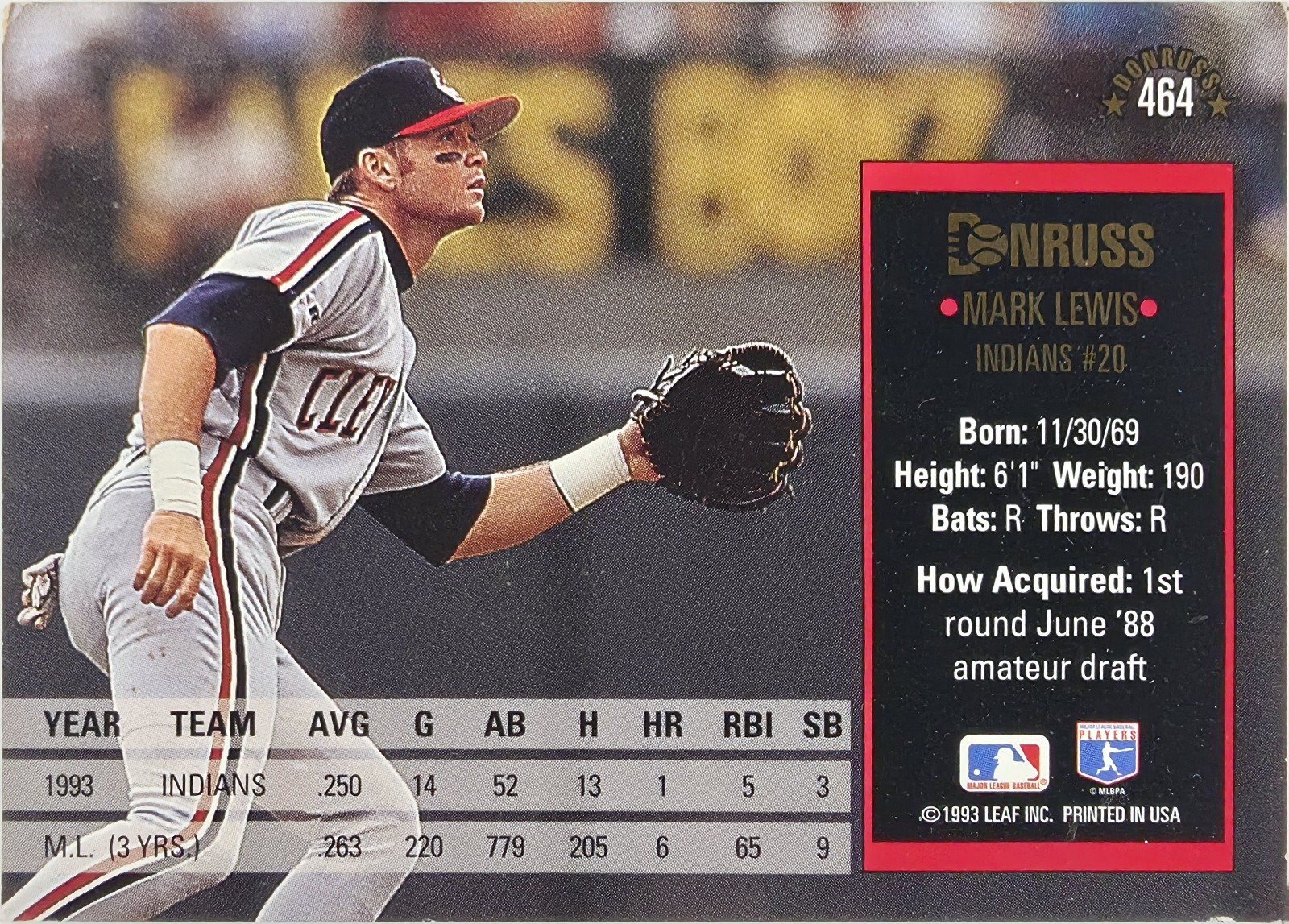 Mark Lewis back